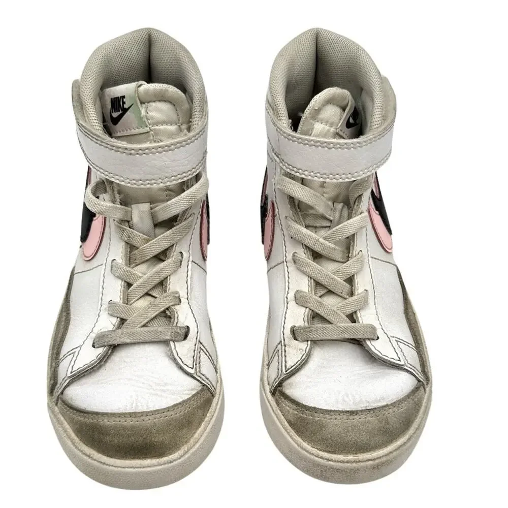 Nike Blazer Mid 77 SE Double Swoosh White Arctic Punch Toddler - size